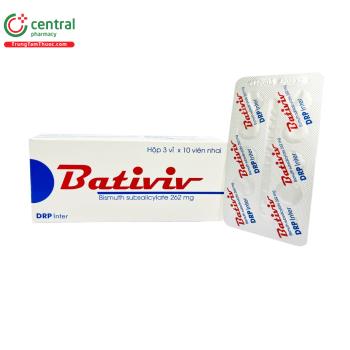 Viên nhai Bativiv 262mg