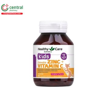 Viên nhai kẽm Zinc + Vitamin C Healthy Care