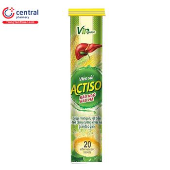 Viên sủi Actiso râu ngô rau má Vinphaco - cách sử dụng hiệu quả