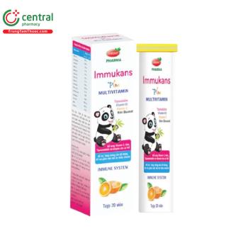 Viên sủi Immukans Plus Multivitamin