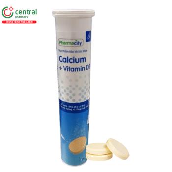 Viên sủi Pharmacity Calcium + Vitamin D3