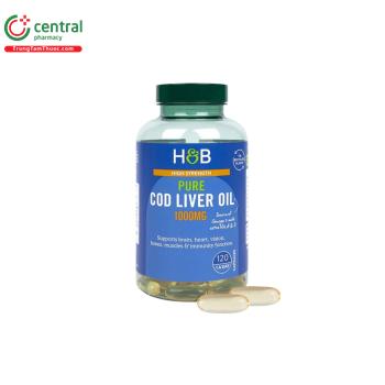 Viên uống Holland & Barrett Cod Liver Oil 1000mg