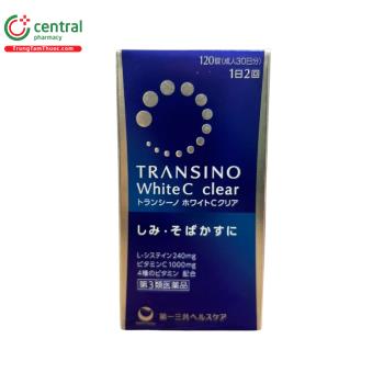 Viên uống trắng da Transino White C Clear 