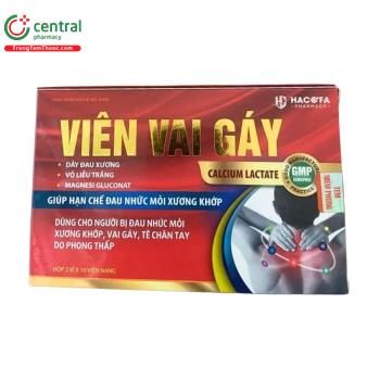 Viên vai gáy Calcium Lactate Hacofa