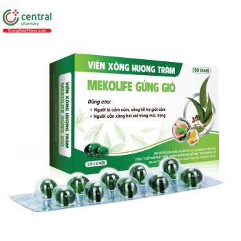 Viên Xông Hương Tràm Mekolife Gừng Gió