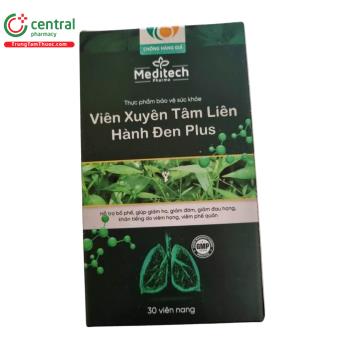 Viên Xuyên Tâm Liên Hành Đen Plus