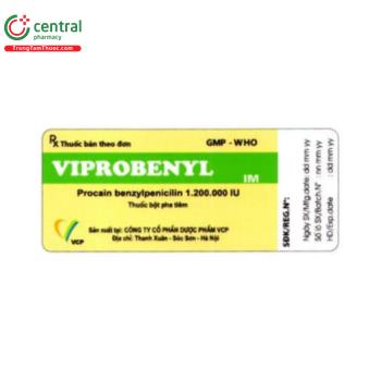 Thuốc Viprobenyl điều trị nhiễm xoắn khuẩn miệng họng, lậu, giang mai