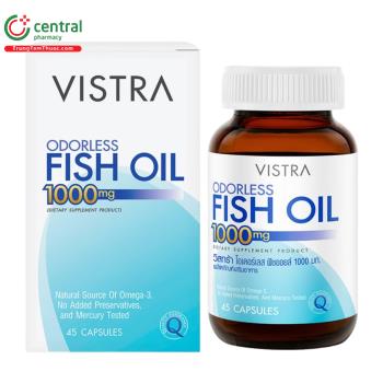Vistra Odorless Fish Oil 1000mg