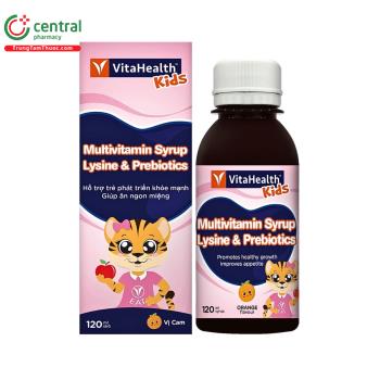 VitaHealth Multivitamin Syrup Lysine & Prebiotics