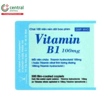 Vitamin B1 100mg Armephaco