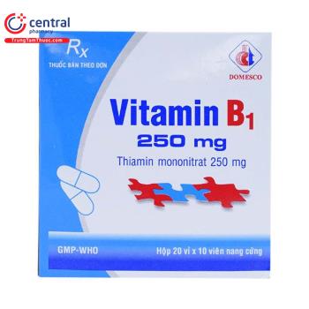 Vitamin B1 250mg Domesco (vỉ)
