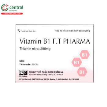 Vitamin B1 250mg F.T Pharma 