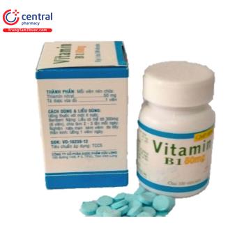 Thuốc Vitamin B1 50mg Dược Cửu Long - trị viêm dạ dày thần kinh do ...