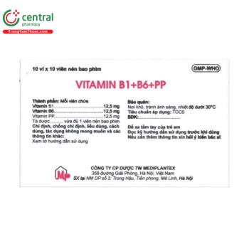 Vitamin B1+B6+PP Mediplantex