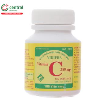 Vitamin C 250mg Vidipha (lọ 100 viên)