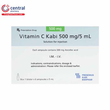 Vitamin C Kabi 500mg/5ml