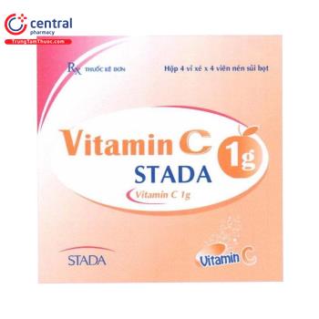 Vitamin C Stada 1g (Hộp 16 viên)