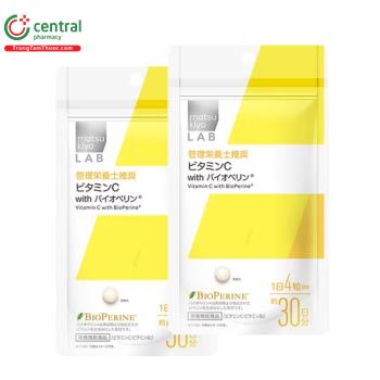 Thuốc Vitamin C With Bioperine - Chống oxy hóa, dưỡng da sáng đẹp