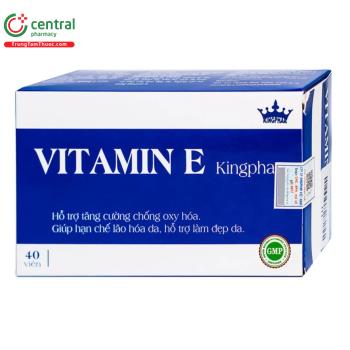 Vitamin E Kingphar (Hộp 40 viên)