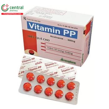 Vitamin PP 500mg Vacopharm (viên nén bao phim)