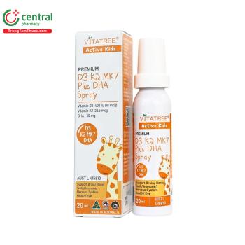 Vitatree Premium D3 K2 MK7 Plus DHA Spray