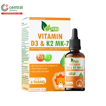 Vitera Vitamin D3 & K2 MK-7