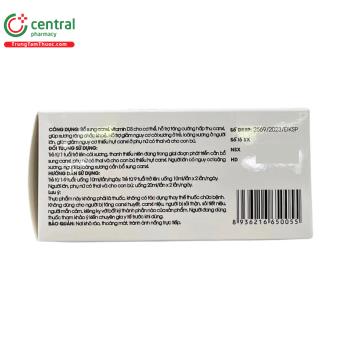 VM Canxi Gold hỗ trợ tăng hấp thu canxi, giúp xương và răng chắc khỏe