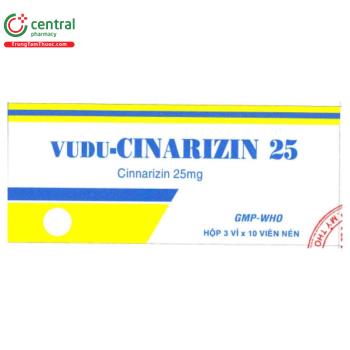 Vudu-cinarizin 25