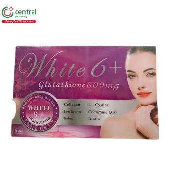 Thuốc White 6+ giúp trắng dáng da, giữ làn da tươi trẻ