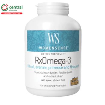 WomenSense RxOmega-3 Fish Oil with Evening Primrose and Flaxseed