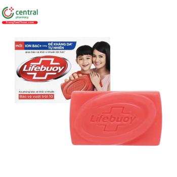 Xà phòng Lifebuoy Ion bạc+ cùng đề kháng da tự nhiên bảo vệ vượt trội 10