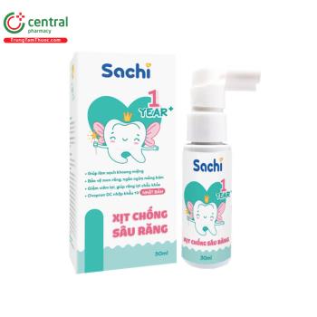 Xịt chống sâu răng Sachi 30ml