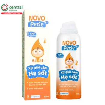 Xịt giải cảm hạ sốt Novopetie 6 month+