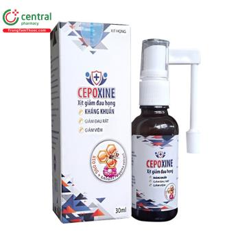 Xịt giảm đau họng Cepoxine 