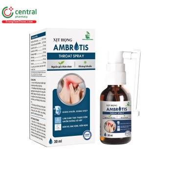 Xịt Họng Ambrotis