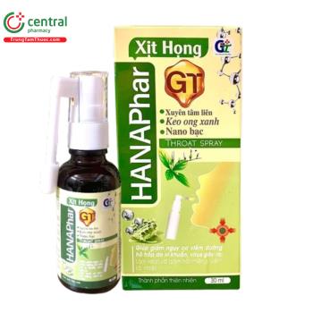 Xịt Họng HANAPhar GT