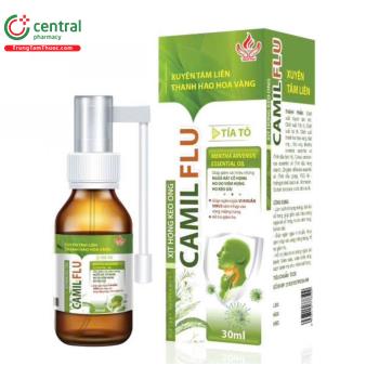 Xịt họng keo ong Camil Flu