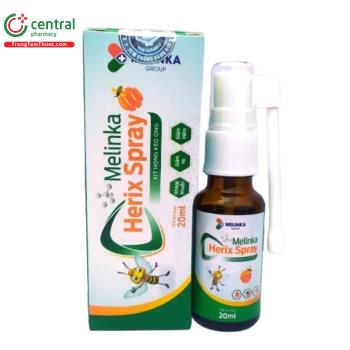 Xịt họng keo ong Melinka Herix Spray
