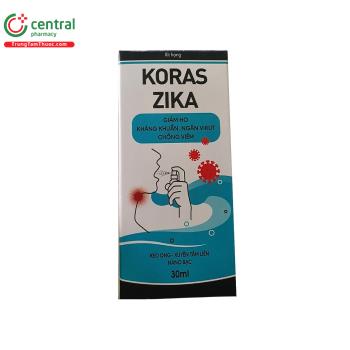 Xịt họng Koras Zika