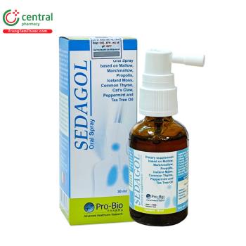 Xịt họng Sedagol Oral Spray Pro-Bio