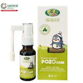 Xịt họng thảo dược Pozo Care