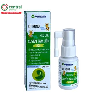 Xịt họng Xuyên Tâm Liên Agi