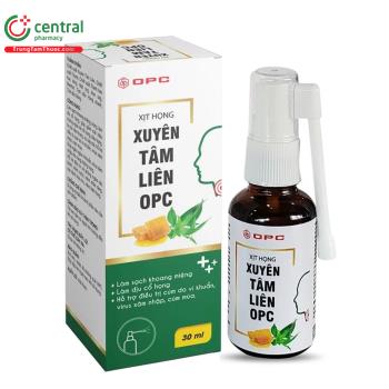 Xịt họng Xuyên tâm liên OPC