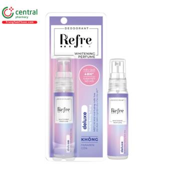 Xịt khử mùi Deodorant Refre Whitening Perfume hương Deluxe sang trọng 