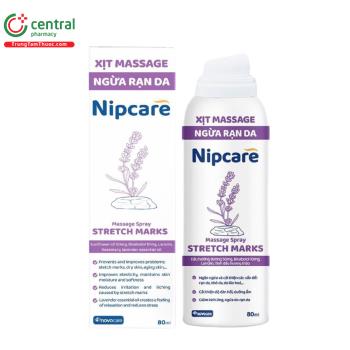 Xịt massage ngừa rạn da Nipcare