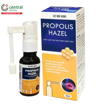 Xịt Mũi Họng Propolis Hazel 20ml