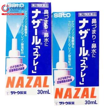 Thuốc xịt mũi Nazal 30ml - cải thiện tình trang viêm mũi dị ứng