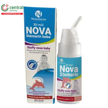 Xịt mũi Nova Stemarin bebe