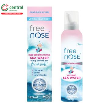 Xịt mũi nước biển đẳng trương Free Nose