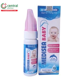 Xịt mũi nước biển MediSea Baby